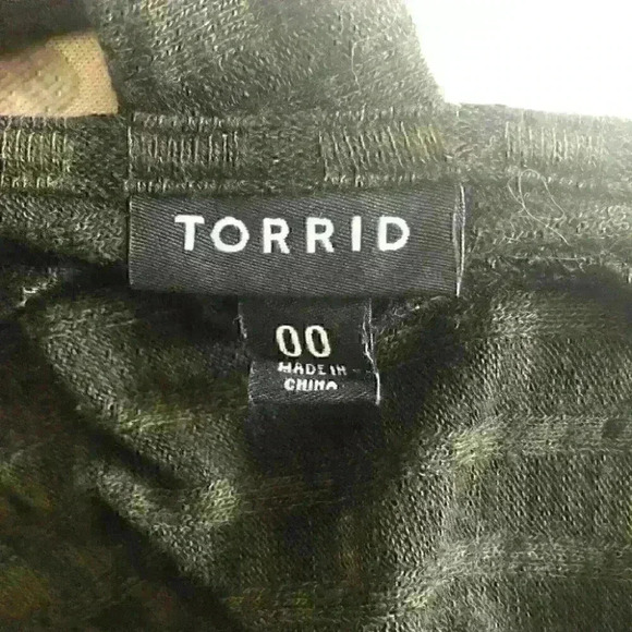 Torrid Dress Fit Flare V-Neck Back 3/4 Sleeves Stretch - Picture 7 of 11